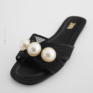 Zara pearl sandals